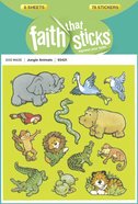 Jungle Animals (6 Sheets, 78 Stickers) (Stickers Faith That Sticks Series) Stickers