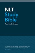NLT Study Bible Blue (Red Letter Edition) Hardback