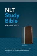 NLT Study Bible Twilight Blue/Brown (Red Letter Edition) Imitation Leather