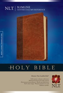 NLT Slimline Center Column Reference Brown/Tan (Red Letter Edition) NLT Slimline Center Column Reference Brown/Tan (Red Letter Edition)