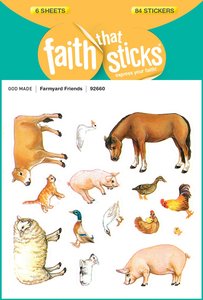 Farmyard Friends (6 Sheets, 84 Stickers, 42 Animal Pairs) (Stickers Faith That Sticks Series) Farmyard Friends (6 Sheets, 84 Stickers, 42 Animal Pairs) (Stickers Faith That Sticks Series)