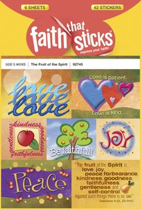 The Fruit of the Spirit (6 Sheets, 42 Stickers) (Stickers Faith That Sticks Series) The Fruit of the Spirit (6 Sheets, 42 Stickers) (Stickers Faith That Sticks Series)