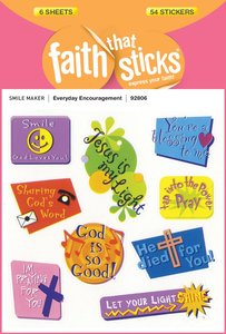 Everyday Encouragement (6 Sheets, 54 Stickers) (Stickers Faith That Sticks Series) Everyday Encouragement (6 Sheets, 54 Stickers) (Stickers Faith That Sticks Series)