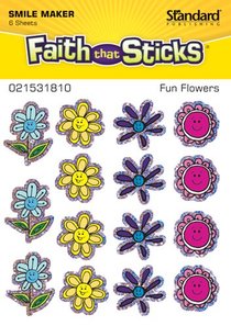 Fun Flowers (6 Sheets, 90 Stickers) (Stickers Faith That Sticks Series) Fun Flowers (6 Sheets, 90 Stickers) (Stickers Faith That Sticks Series)