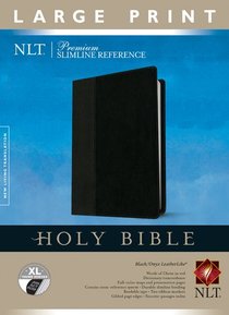 NLT Premium Slimline Reference Indexed Large Print Black/Onyx (Red Letter Edition) NLT Premium Slimline Reference Indexed Large Print Black/Onyx (Red Letter Edition)