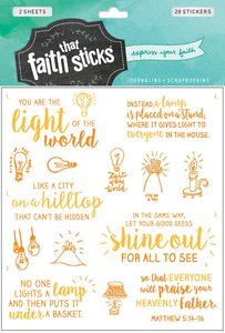 Matthew 5:14-16 (2 Sheets, 28 Stickers) (Stickers Faith That Sticks Series) Matthew 5:14-16 (2 Sheets, 28 Stickers) (Stickers Faith That Sticks Series)