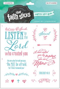 Isaiah 43:1 (2 Sheets, 36 Stickers) (Stickers Faith That Sticks Series) Isaiah 43:1 (2 Sheets, 36 Stickers) (Stickers Faith That Sticks Series)