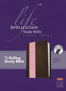 NKJV Life Application Large Print Study Bible Indexed Dark Brown/Pink Tutone (Red Letter Edition) NKJV Life Application Large Print Study Bible Indexed Dark Brown/Pink Tutone (Red Letter Edition)