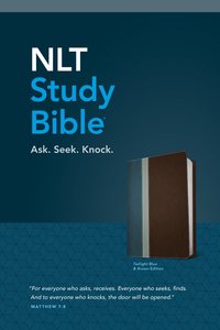 NLT Study Bible Twilight Blue/Brown Tutone (Red Letter Edition) NLT Study Bible Twilight Blue/Brown Tutone (Red Letter Edition)