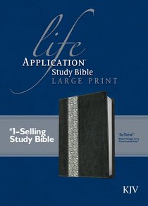 KJV Large Print Life Application Study Bible Black Vintage Ivory Floral (Red Letter Edition) KJV Large Print Life Application Study Bible Black Vintage Ivory Floral (Red Letter Edition)