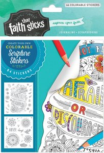Joshua 1:9 (4 Sheets, 64 Colorable Stickers) (Stickers Faith That Sticks Series) Joshua 1:9 (4 Sheets, 64 Colorable Stickers) (Stickers Faith That Sticks Series)