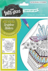 Psalm 16:11 (4 Sheets, 26 Colorable Stickers) (Stickers Faith That Sticks Series) Psalm 16:11 (4 Sheets, 26 Colorable Stickers) (Stickers Faith That Sticks Series)