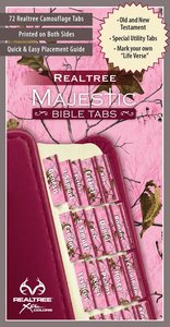 Realtree Bible Tabs Pink Camouflage Realtree Bible Tabs Pink Camouflage