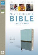 NIV Thinline Bible Large Print Turquoise Imitation Leather