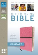 NIV Compact Thinline Bible Pink Duo-Tone Imitation Leather