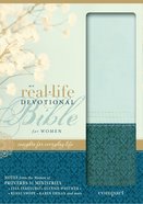 NIV Real-Life Devotional Compact Bible For Women Sea Glass/Caribbean Blue (Black Letter Edition) Premium Imitation Leather