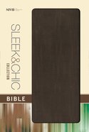 NIV Sleek and Chic Collection Bible Mocha Blast (Red Letter Edition) Fabric