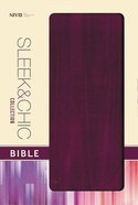 NIV Sleek and Chic Collection Bible Plum Attraction (Red Letter Edition) Fabric
