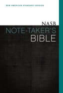 NASB Note-Taker's Bible (Red Letter Edition) Hardback