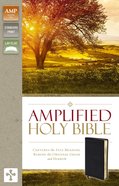 Amplified Holy Bible Black (Black Letter Edition) Bonded Leather