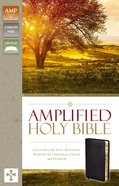 Amplified Holy Bible Indexed Black (Black Letter Edition) Bonded Leather