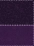 KJV Beautiful Word Bible Large Print Purple 500 Full-Color Illustrated Verses (Red Letter Edition) Premium Imitation Leather