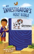 NIV Investigator's Holy Bible Blue (Black Letter Edition) Premium Imitation Leather