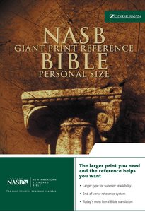 NASB Updated Giant Print Reference Black Personal Size NASB Updated Giant Print Reference Black Personal Size