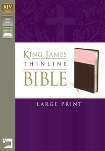 KJV Large Print Thinline Pink/Chocolate (Red Letter Edition) KJV Large Print Thinline Pink/Chocolate (Red Letter Edition)