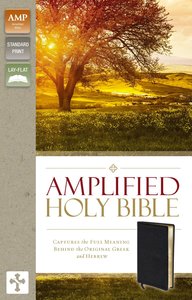 Amplified Holy Bible Black Amplified Holy Bible Black