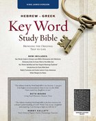 KJV Hebrew-Greek Key Word Study Bible Black Genuine Leather Indexed Genuine Leather