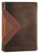 NLT Illustrated Study Bible Brown/Tan (Black Letter Edition) Imitation Leather