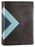 NLT Illustrated Study Bible Teal/Brown (Black Letter Edition) Imitation Leather