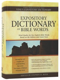 Expository Dictionary of Bible Words Expository Dictionary of Bible Words
