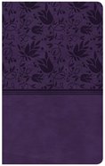 CSB Ultrathin Reference Bible Purple Red Letter Edition Imitation Leather
