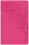 CSB Ultrathin Reference Bible Pink Red Letter Edition Imitation Leather