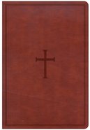 CSB Giant Print Reference Bible Brown Indexed Imitation Leather