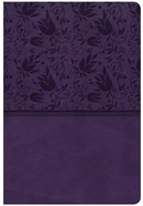 CSB Giant Print Reference Bible Purple Indexed (Red Letter Edition) Imitation Leather