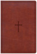 CSB Super Giant Print Reference Bible Brown Imitation Leather