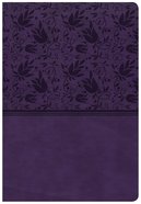 CSB Super Giant Print Reference Bible Purple Indexed Imitation Leather