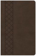 CSB Ultrathin Reference Bible Value Edition Brown Imitation Leather