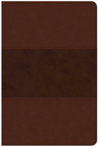 CSB Large Print Personal Size Reference Bible Saddle Brown Leathertouch CSB Large Print Personal Size Reference Bible Saddle Brown Leathertouch