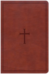 CSB Large Print Personal Size Reference Bible Brown Red Letter Edition CSB Large Print Personal Size Reference Bible Brown Red Letter Edition
