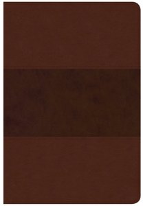 CSB Giant Print Reference Bible Saddle Brown Red Letter Edition CSB Giant Print Reference Bible Saddle Brown Red Letter Edition