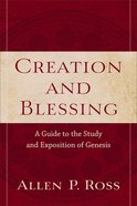 Creation and Blessing Paperback