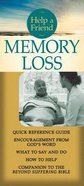Help a Friend: Memory Loss (Rose Guide Series) Pamphlet
