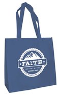 Tote Bag: Faith....Mustard Seed (Blue) Soft Goods
