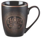 Ceramic Mug: The Lord is With Me... Black, Saved By Grace (355ml) Homeware