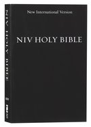 NIV Holy Bible Compact Black (Black Letter Edition) Paperback