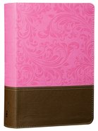 NIV Cultural Backgrounds Study Bible Personal Size Pink/Brown Red Letter Edition Premium Imitation Leather
